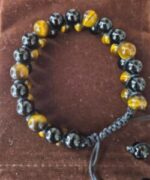 Black Onyx and Tiger Eye Gemstone Alchemy Bracelet - Image 2