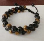 Black Onyx and Tiger Eye Gemstone Alchemy Bracelet
