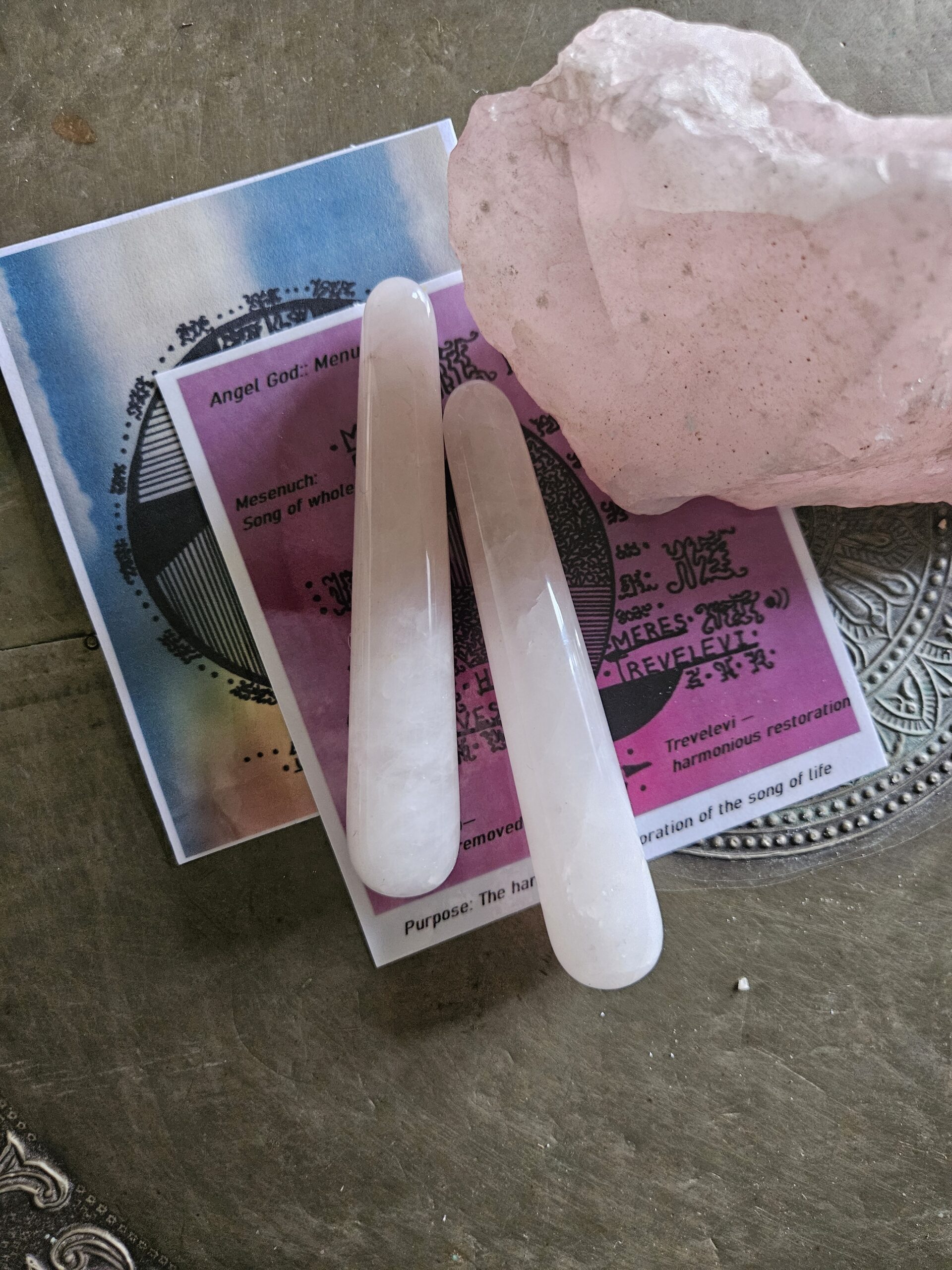 Rose Quartz wands 1 Rose Quartz Wands - Image 1